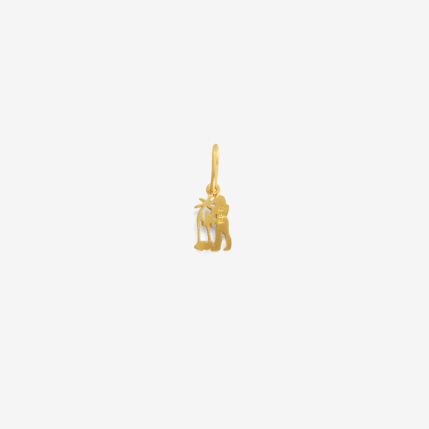 DARIUS 18K & DIAMOND MINI AQUARIUS DENDERA ZODIAC PENDANT