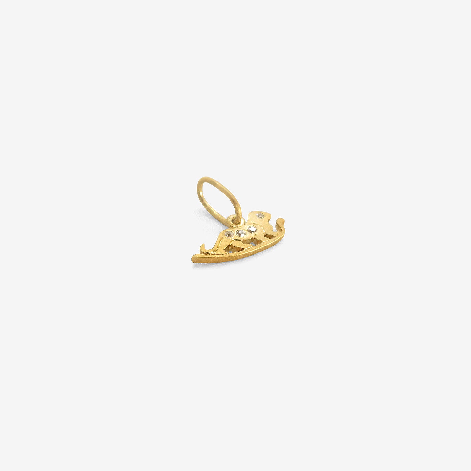 DARIUS 18K & DIAMOND MINI LEO DENDERA ZODIAC PENDANT