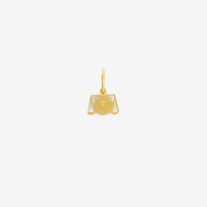 DARIUS 18K & DIAMOND MINI LIBRA DENDERA ZODIAC PENDANT