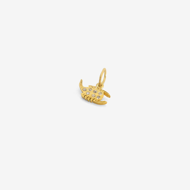 DARIUS 18K & DIAMOND MINI SCORPIO DENDERA ZODIAC PENDANT