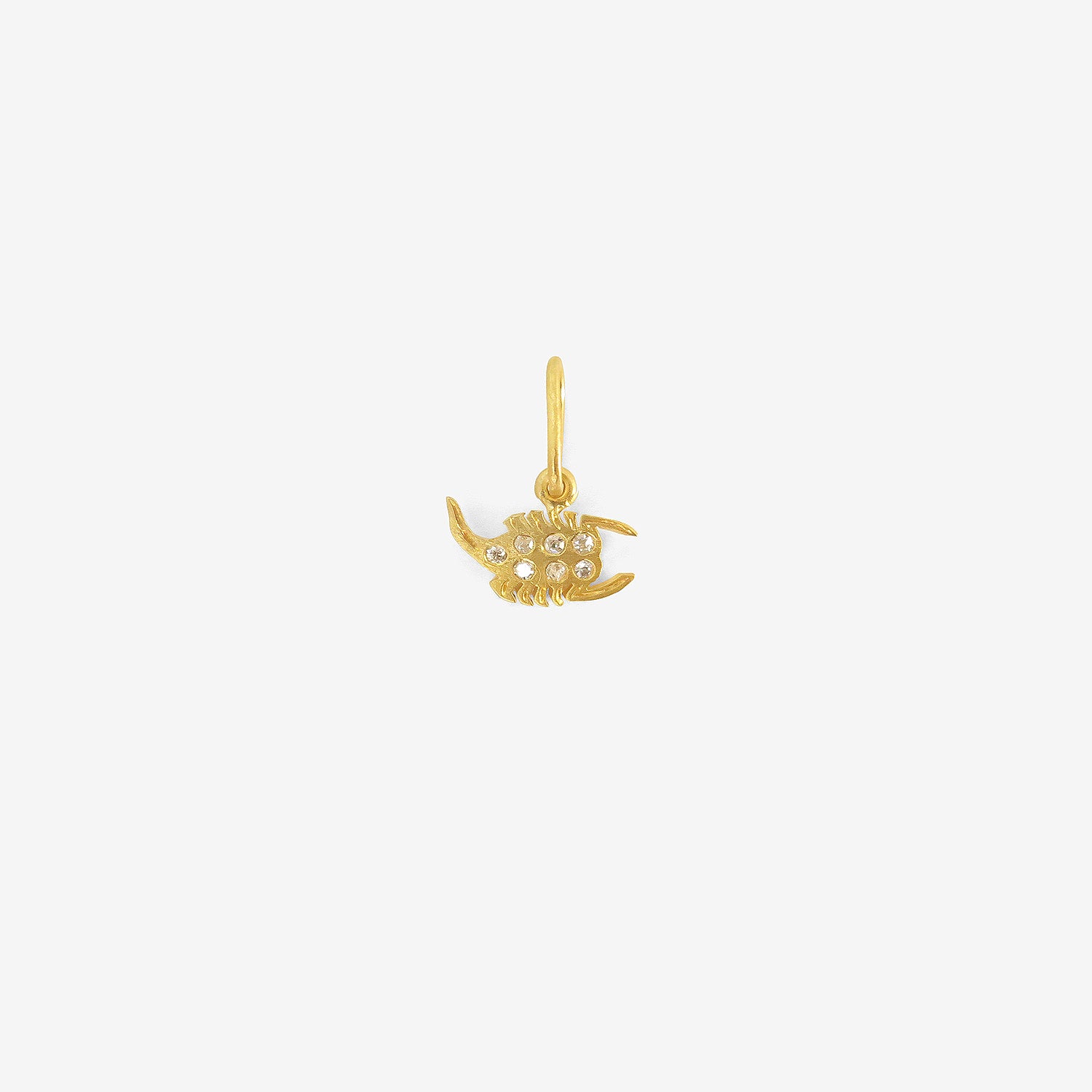 DARIUS 18K & DIAMOND MINI SCORPIO DENDERA ZODIAC PENDANT