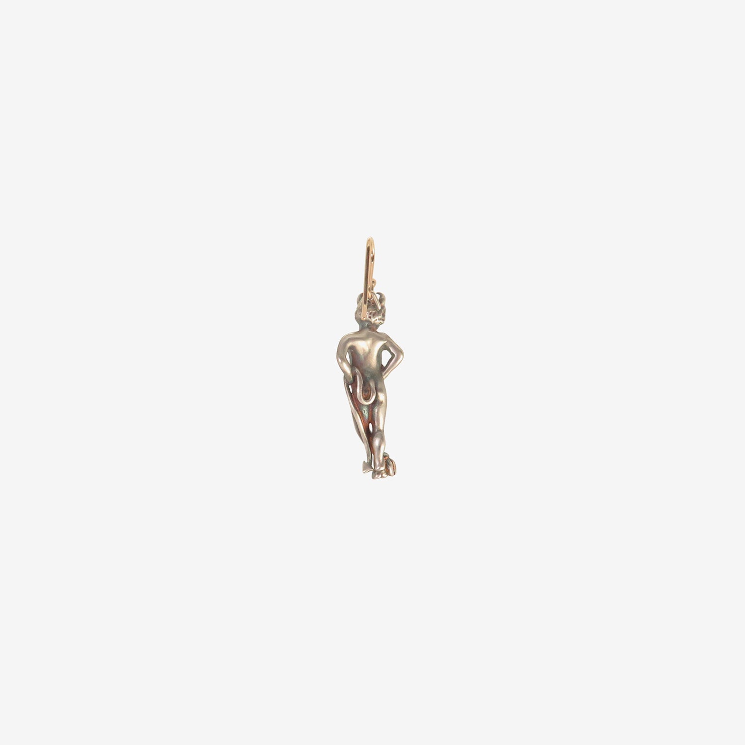 GABRIELLA KISS STERLING SILVER SINGLE DEVIL EARRING