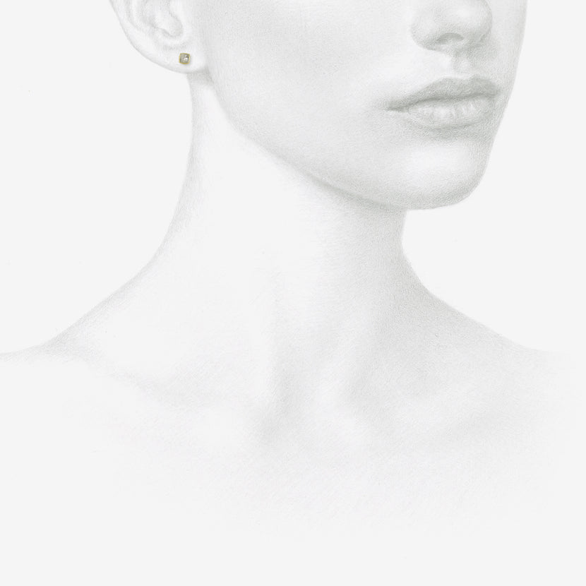 LOLA BROOKS 18K & ICY CUSHION-CUT DIAMOND STUDS, 1.52CT