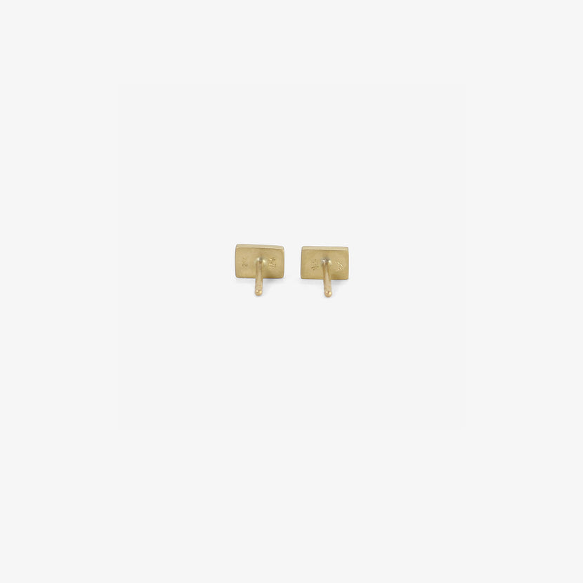 LOLA BROOKS 18K & BAGUETTE-SHAPED GREEN TOURMALINE STUDS, .60CT