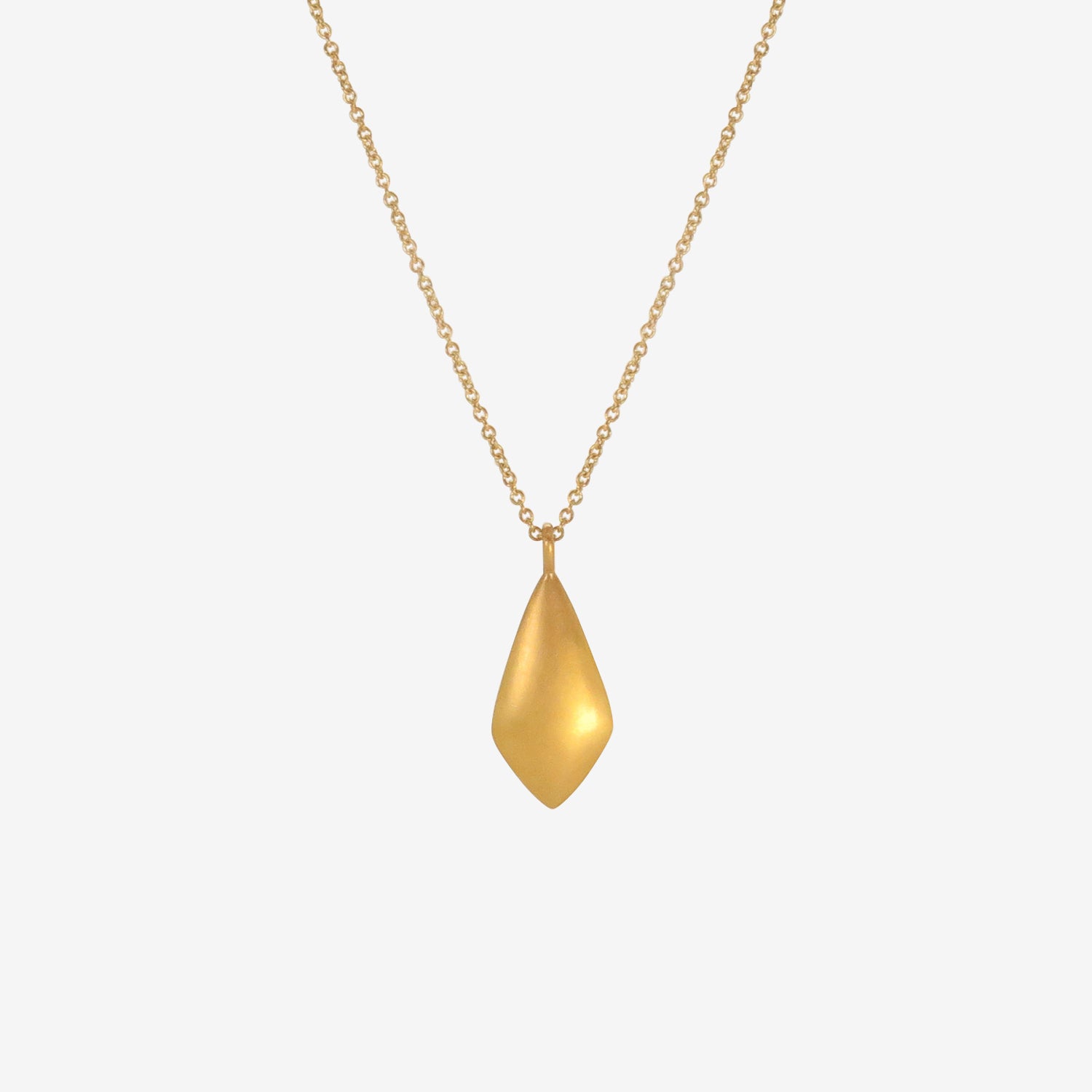 LOLA BROOKS 22K & KITE-SHAPED CHAMPAGNE DIAMOND PENDANT, 2.98CT