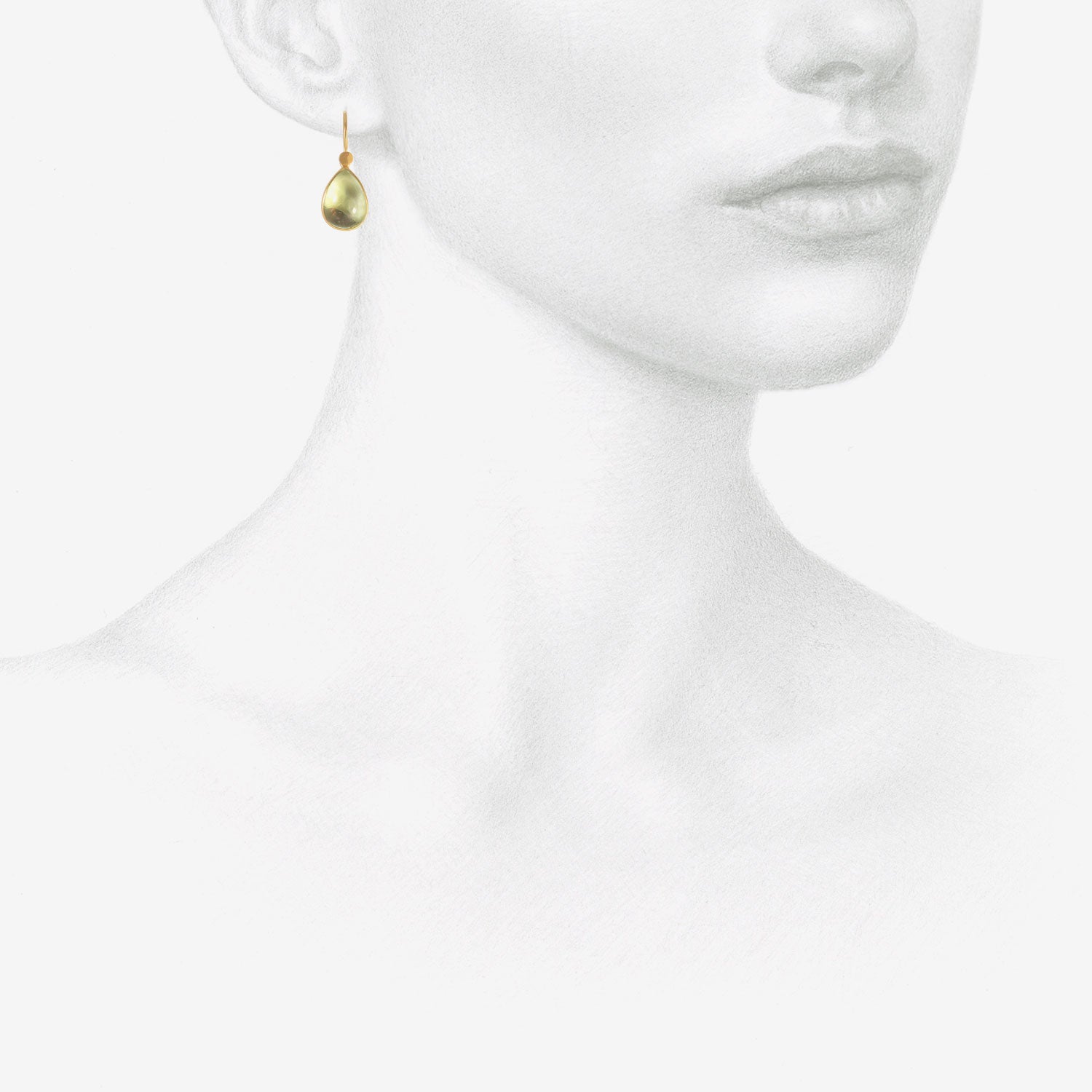 LOLA BROOKS 18K & MINI MINTY TOURMALINE TEARDROP EARRINGS, 8.96CT