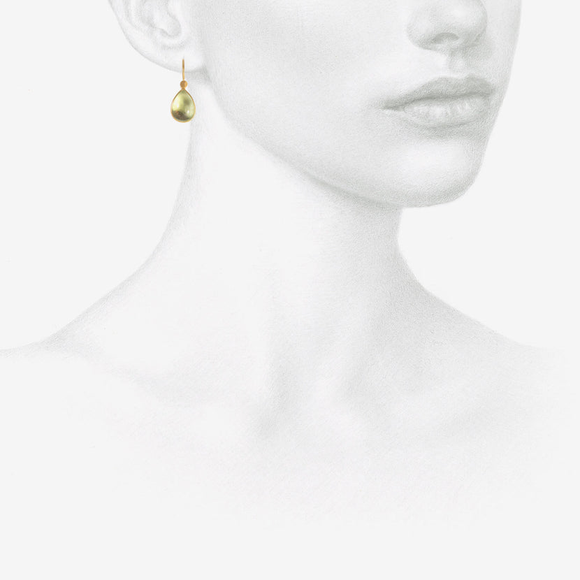 LOLA BROOKS 18K & MINI MINTY TOURMALINE TEARDROP EARRINGS, 8.96CT