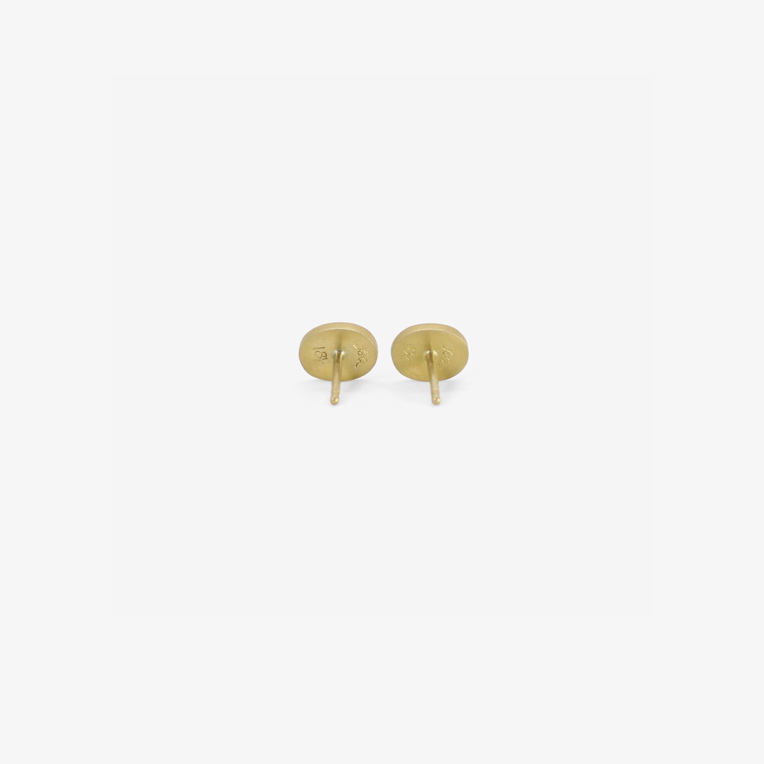 LOLA BROOKS 18K & OVAL COLOMBIAN EMERALD STUDS, 1.26CT
