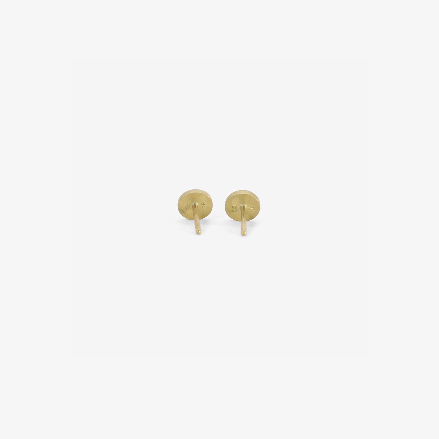 LOLA BROOKS 18K & OVAL MINTY BRAZILIAN EMERALD STUDS, .88CT