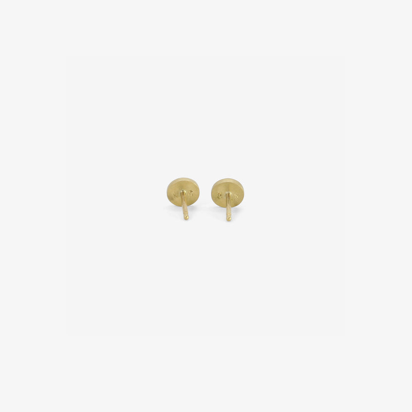 LOLA BROOKS 18K & OVAL MINTY BRAZILIAN EMERALD STUDS, .88CT