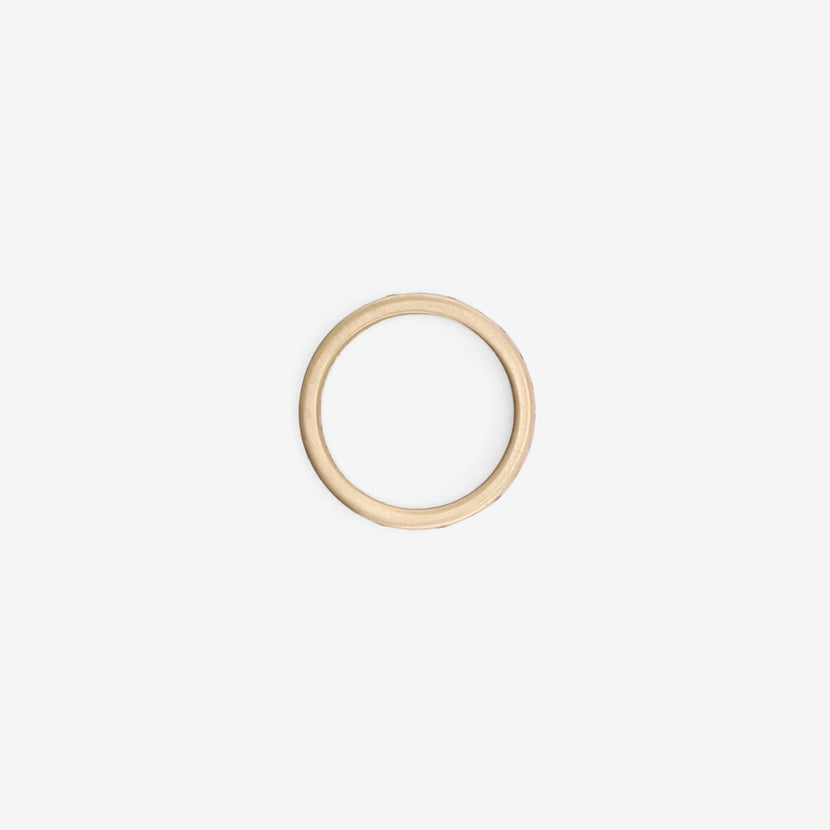 NICOLE LANDAW 14K & DIAMOND STACCATO BAND, .48CT