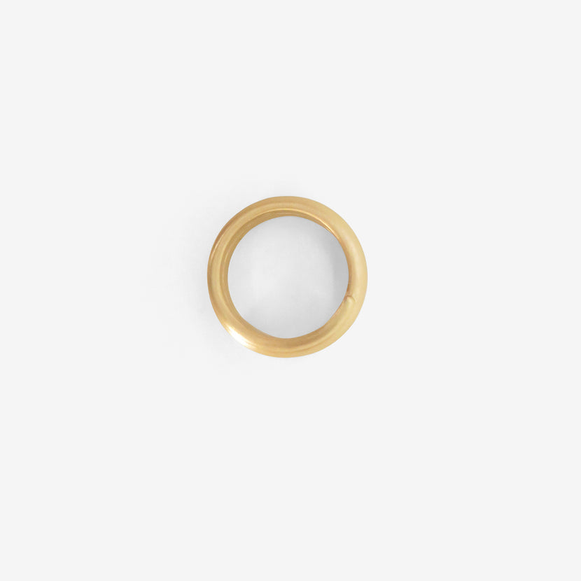 NICOLE LANDAW 14K THREE WRAP SPIRAL RING