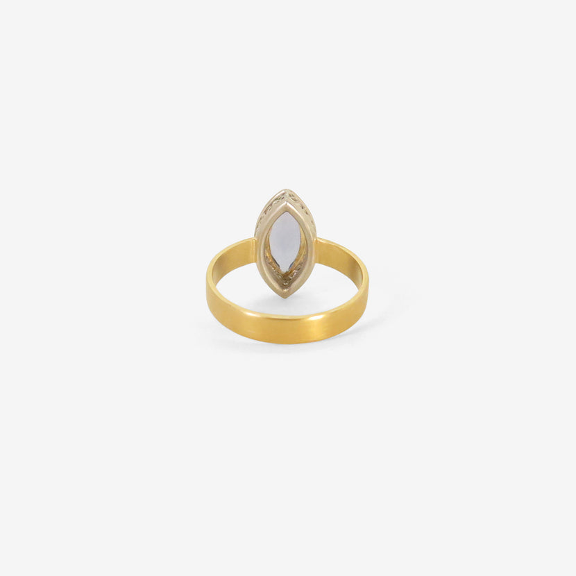 NIKOLLE RADI 18K & PLATINUM RING WITH MARQUIS-SHAPED TANZANITE, 1.32CT