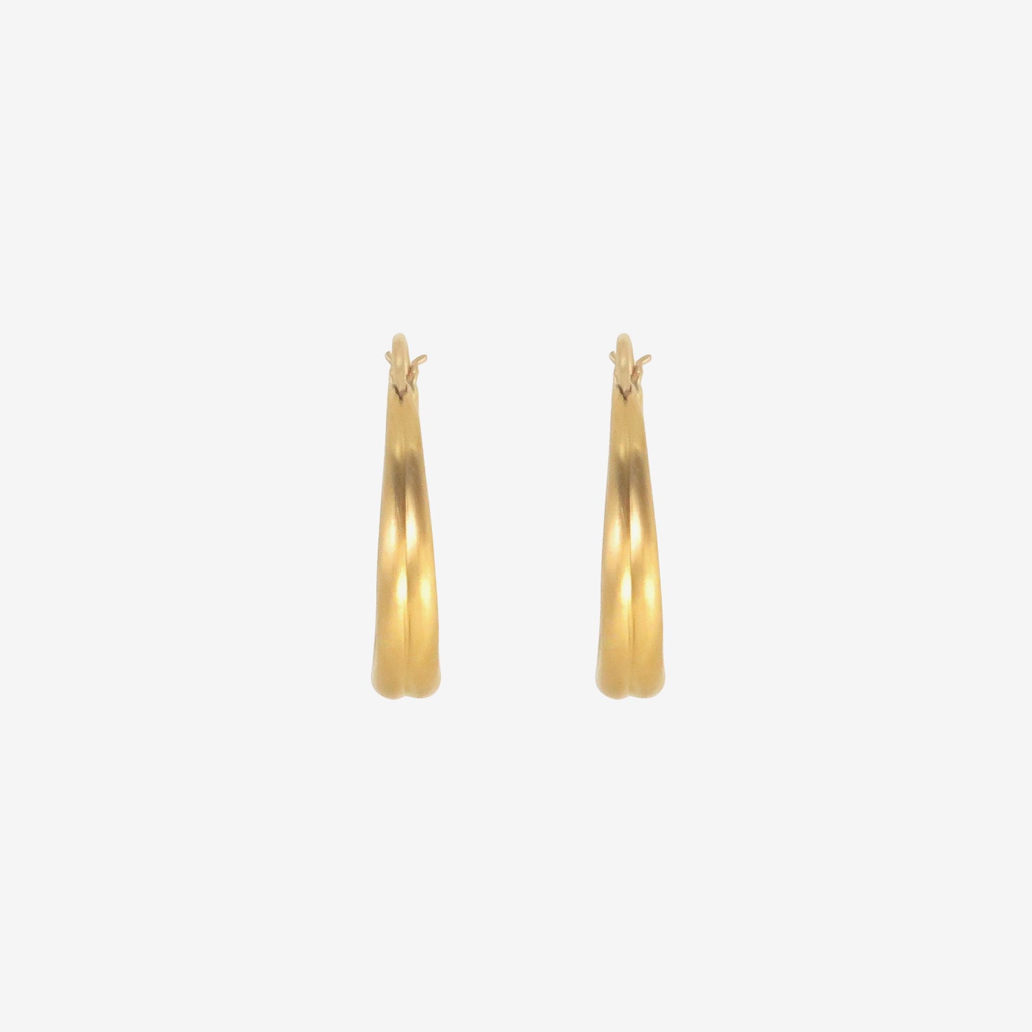 PROUNIS 22K 25MM DUO HOOPS