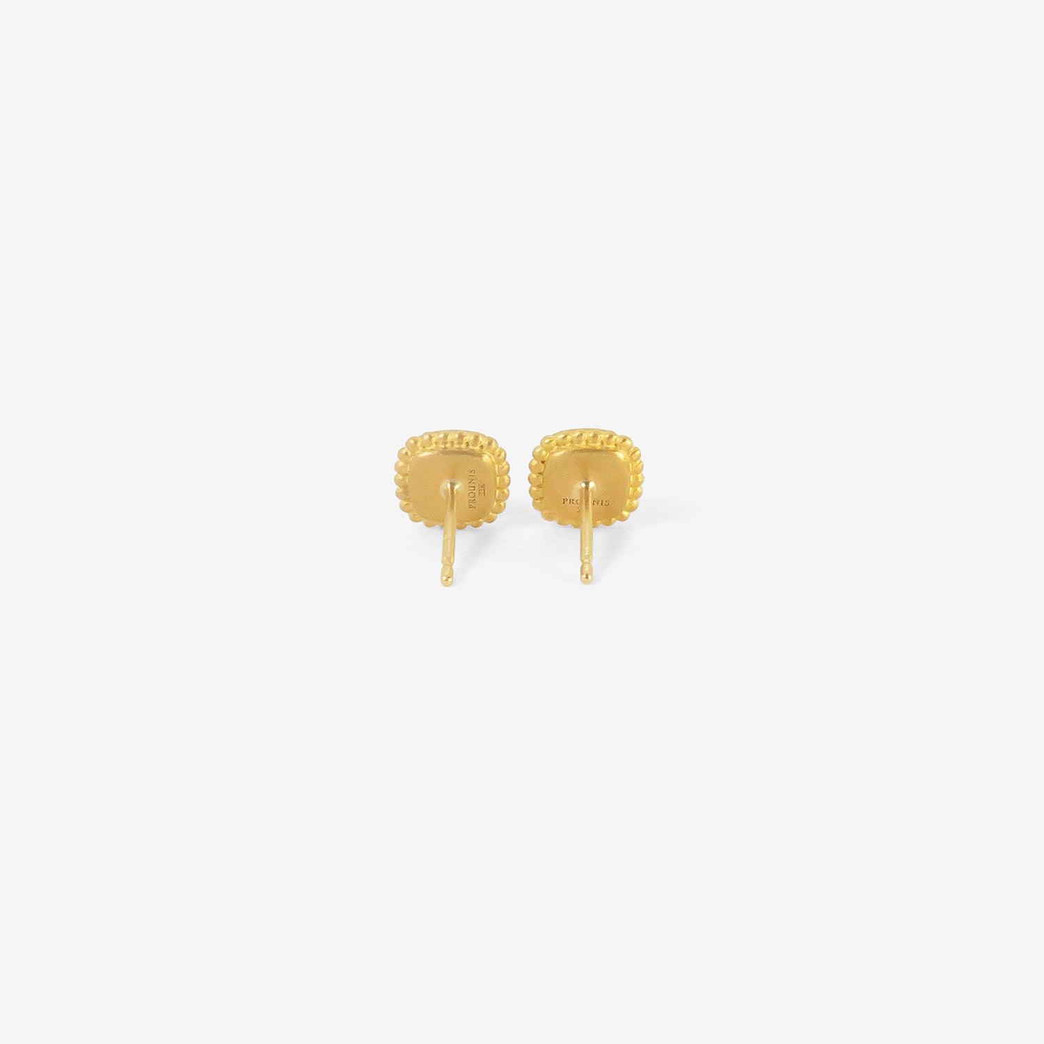 PROUNIS 22K & AQUAMARINE GRANULATED STUDS
