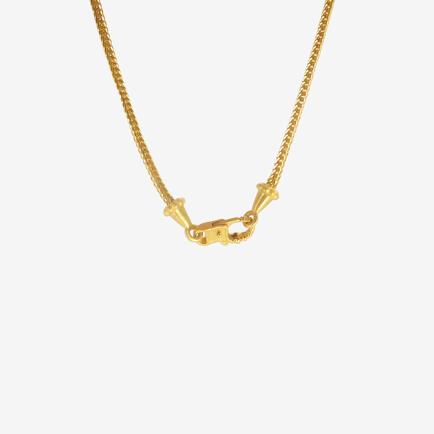 PROUNIS 22K DUO LOOP-IN-LOOP CHAIN BRACELET WITH FIBULA CLASP