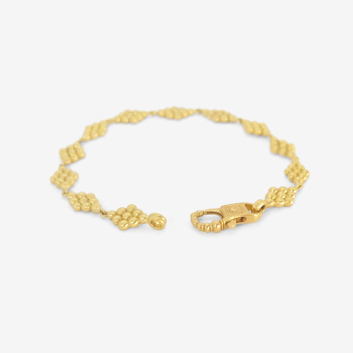 PROUNIS 22K NONA BRACELET WITH FIBULA CLASP