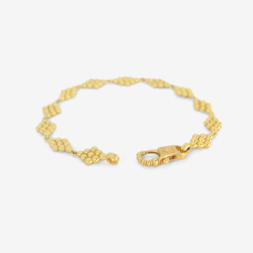 PROUNIS 22K NONA BRACELET WITH FIBULA CLASP
