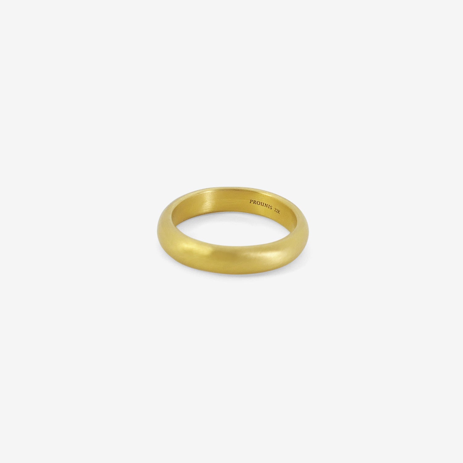 PROUNIS 22K 4MM VOW BAND