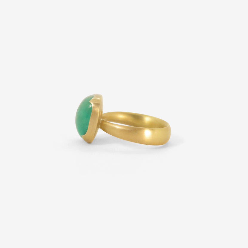 GABRIELLA KISS 18K & CUSHION-SHAPED COLOMBIAN EMERALD RING, 6CT