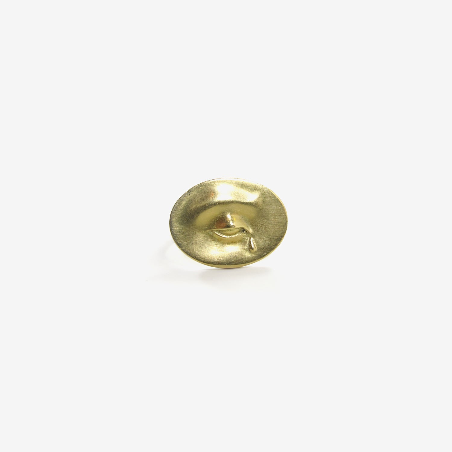 GABRIELLA KISS 18K LOVE TOKEN RING – “NIL NISI CRUCE” – NOTHING WITHOUT SUFFERING, SIZE 6