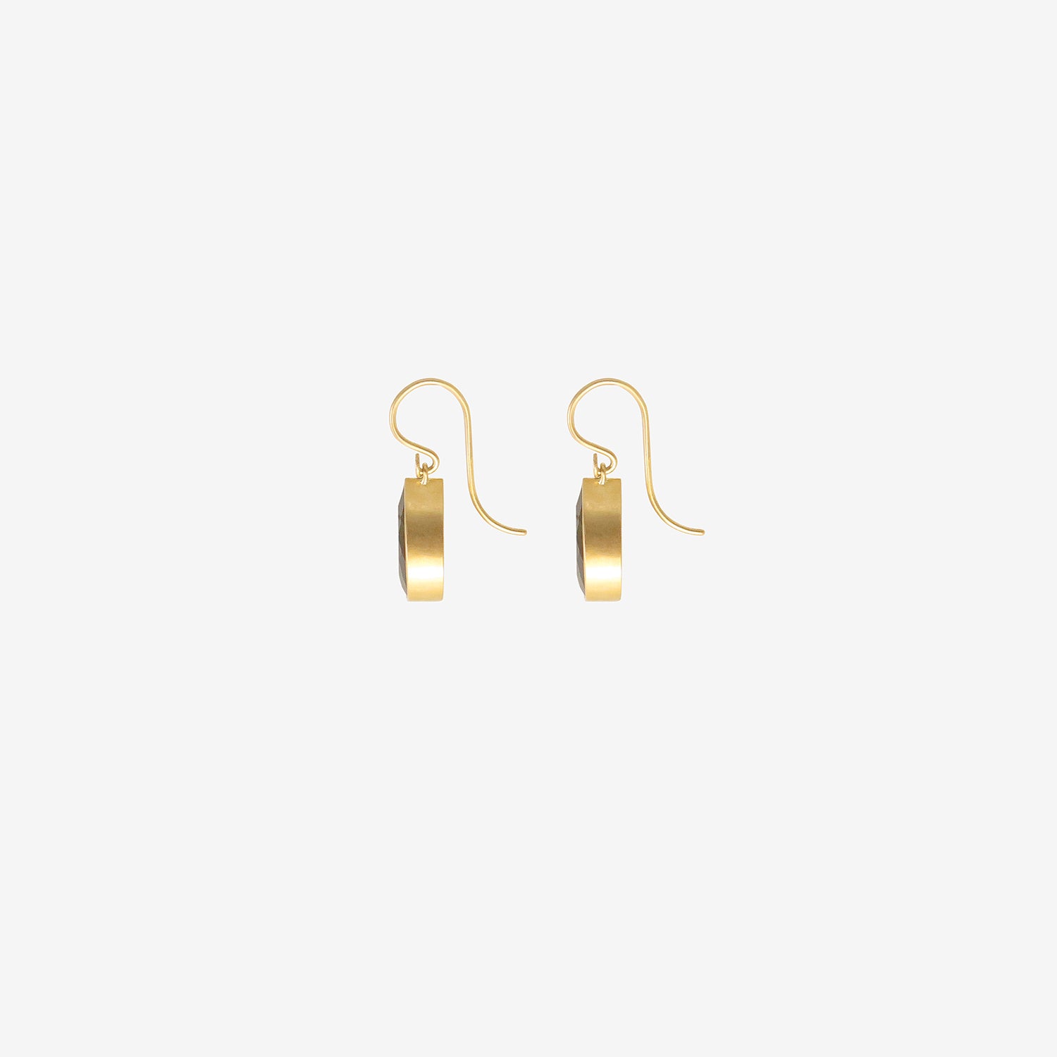 LOLA BROOKS 18K & BLUE GREEN TOURMALINE TEARDROP EARRINGS, 6.42CT