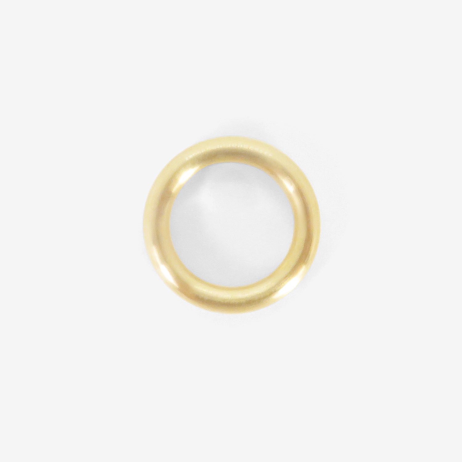 NICOLE LANDAW 14K YELLOW GOLD STOUT BAND, SIZE 7 3/4