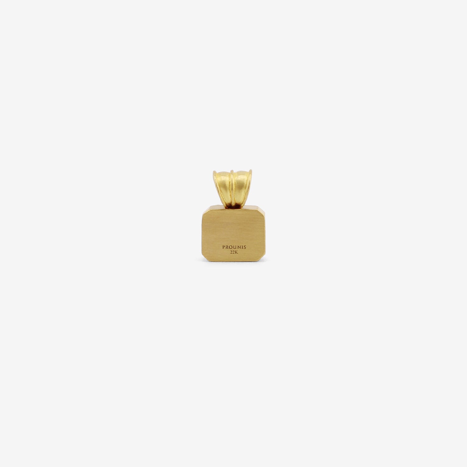 PROUNIS 22K & GOLDEN BERYL BABY BLOCK PENDANT