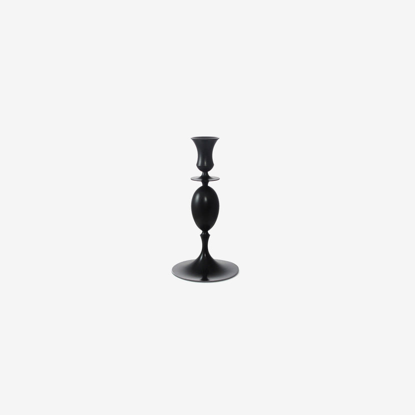 TED MUEHLING OXIDIZED BRONZE CANDLESTICK NO. 0204