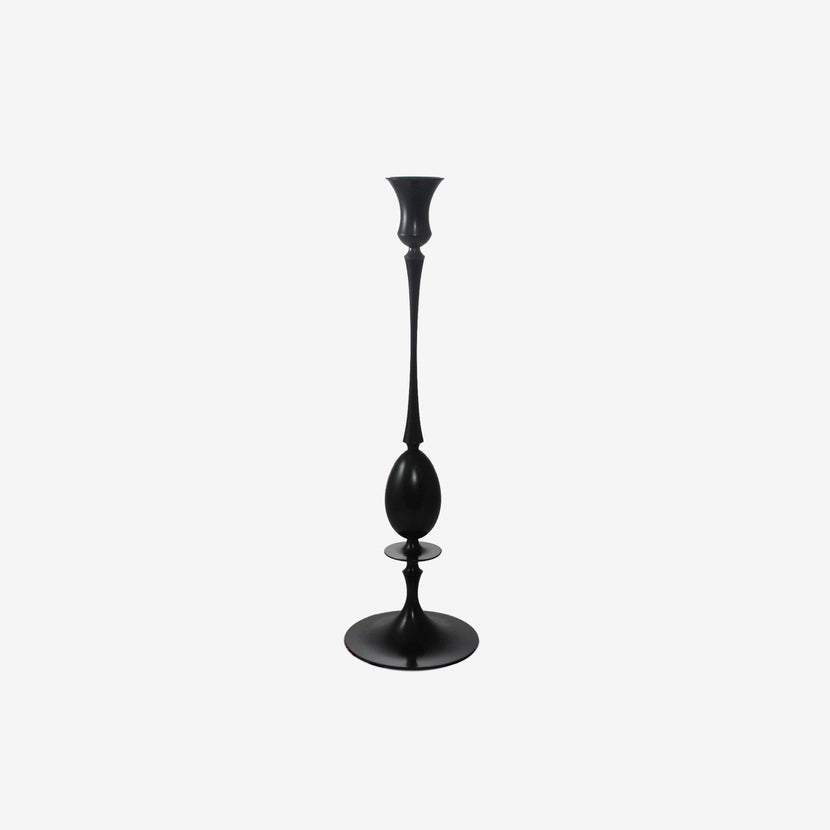 TED MUEHLING OXIDIZED BRONZE CANDLESTICK NO. 0212
