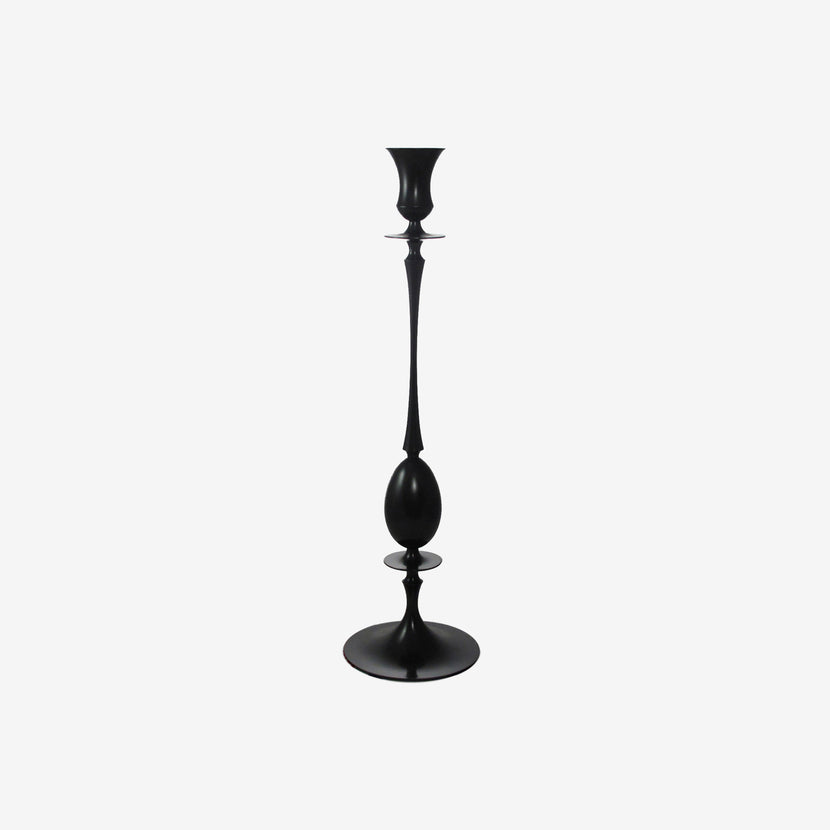 TED MUEHLING OXIDIZED BRONZE CANDLESTICK NO. 0215