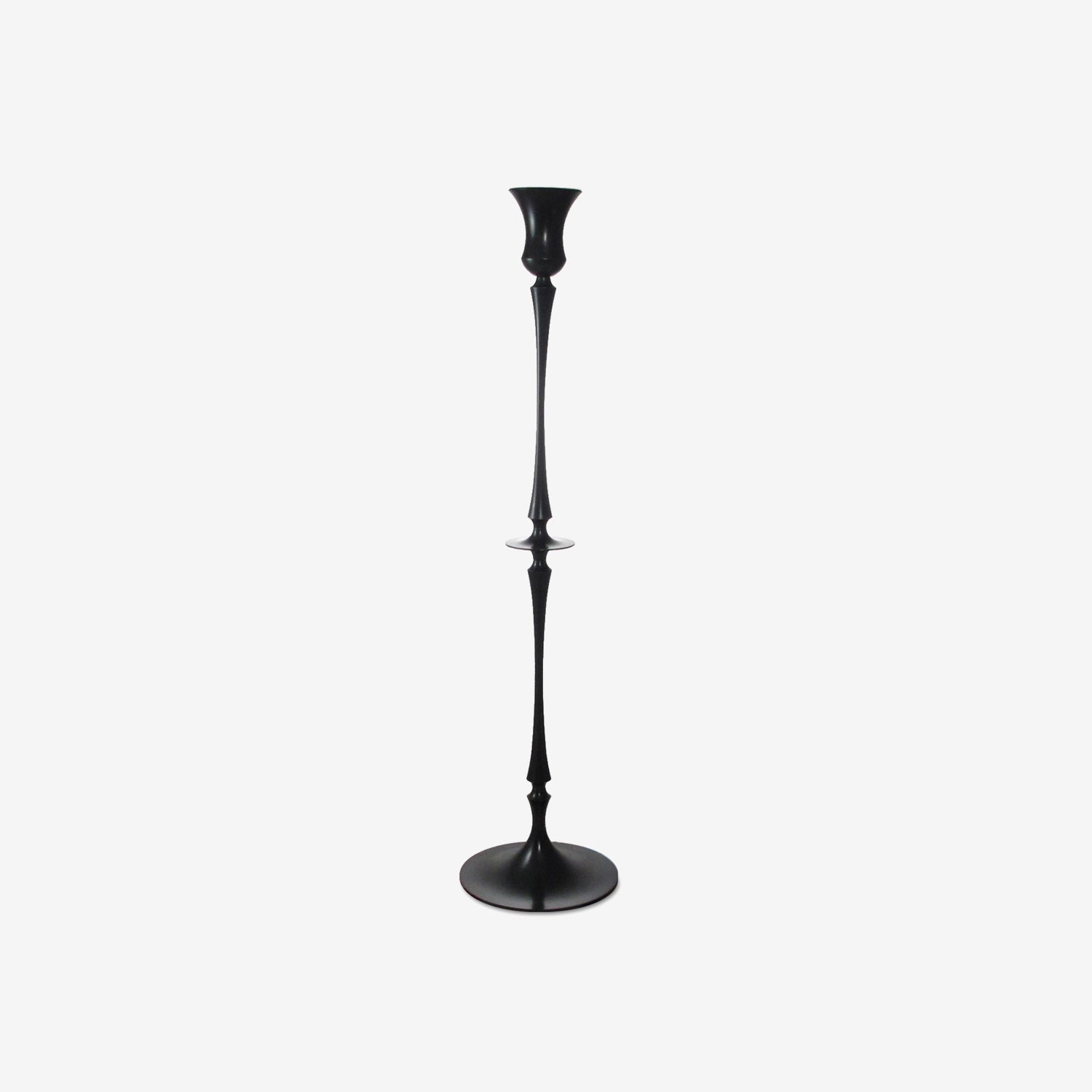 TED MUEHLING OXIDIZED BRONZE CANDLESTICK NO. 0216