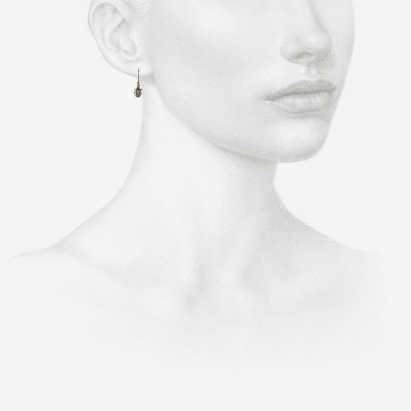 GABRIELLA KISS STERLING SILVER BUCKWHEAT EARRINGS