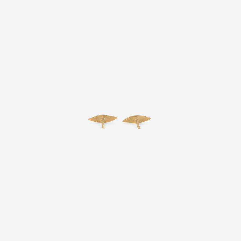 GABRIELLA KISS 14K TINY SLUG STUDS
