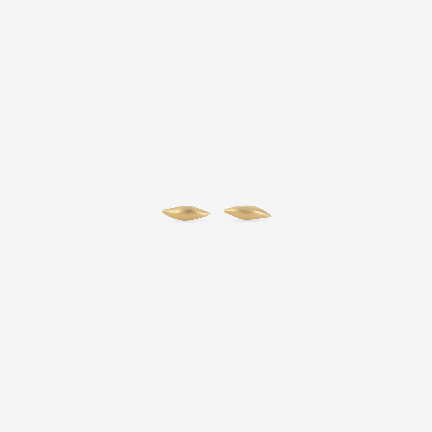 GABRIELLA KISS 14K TINY SLUG STUDS