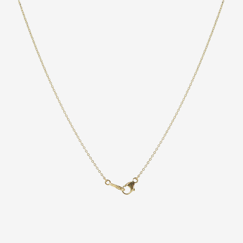 NICOLE LANDAW 14K GRADUATING CHAIN LINK NECKLACE
