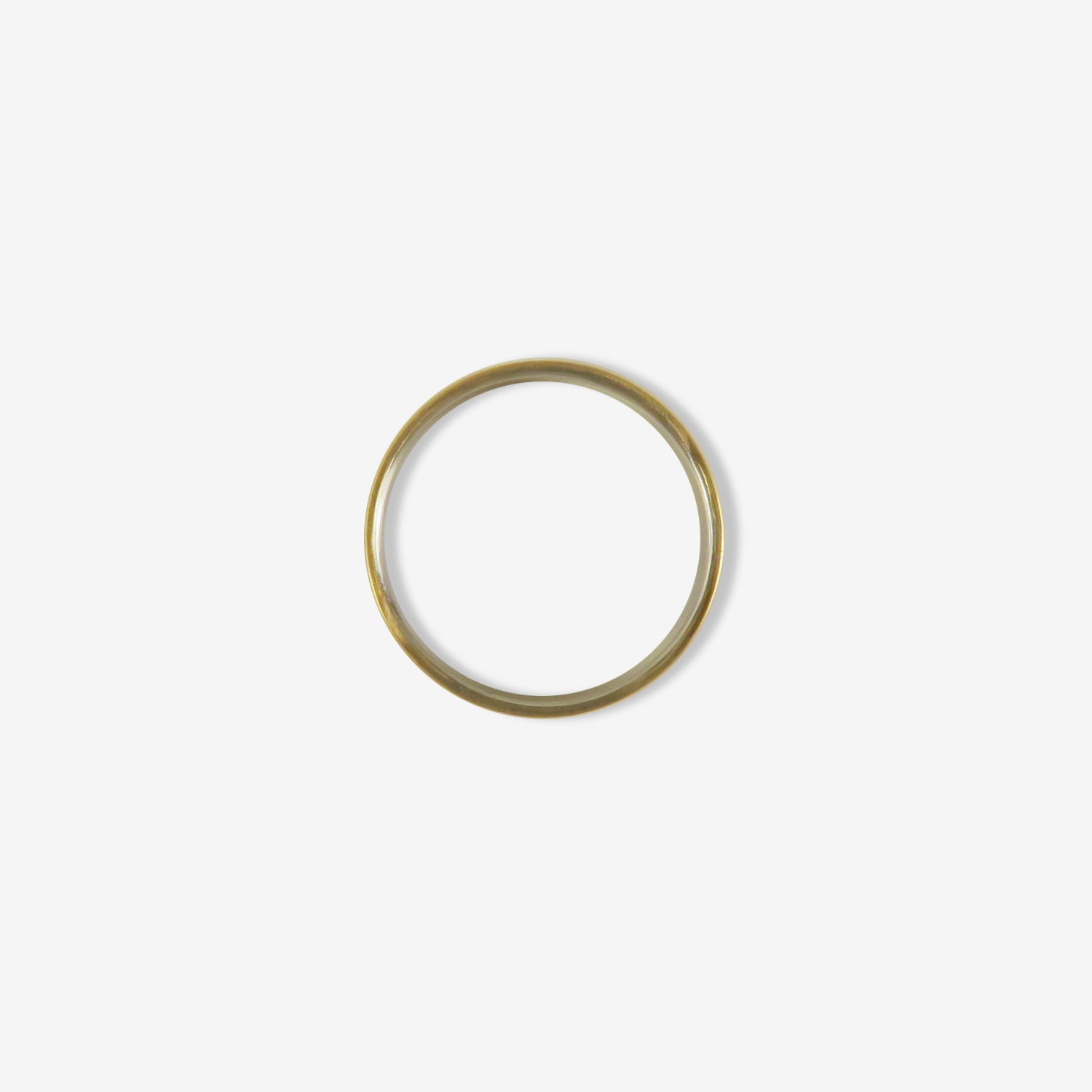 NIKOLLE RADI 18K WIDE FLAT COMFORT BAND WITH PLATINUM INTERIOR, 4mm
