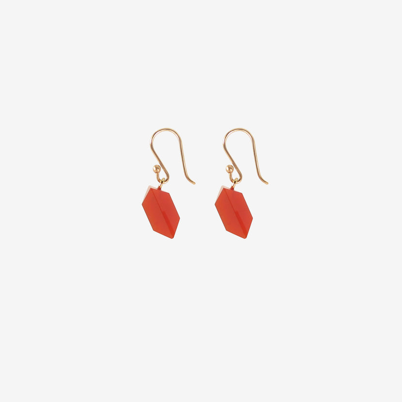 TED MUEHLING 14K & CARNELIAN GEMS