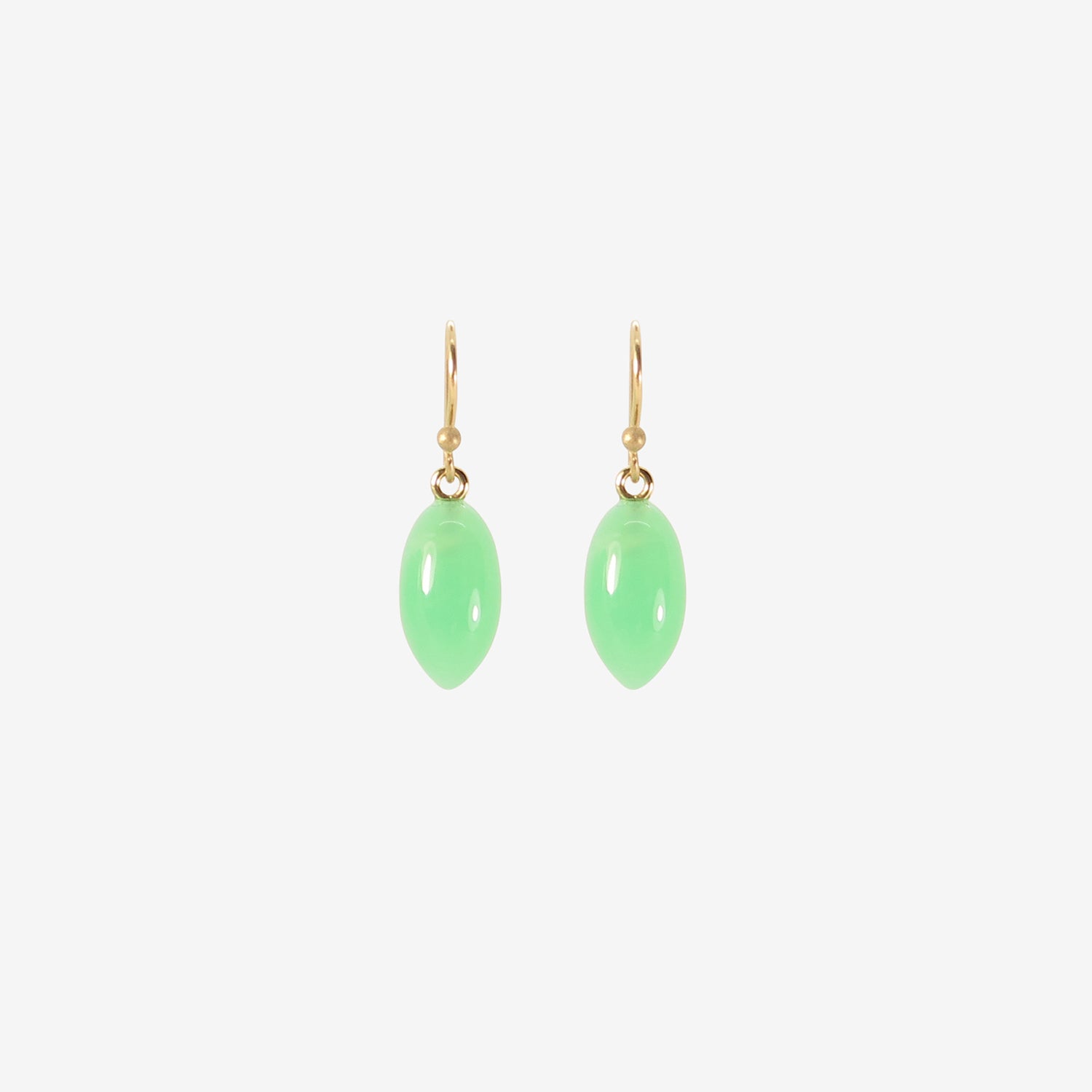 TED MUEHLING 14K & CHRYSOPRASE BERRIES