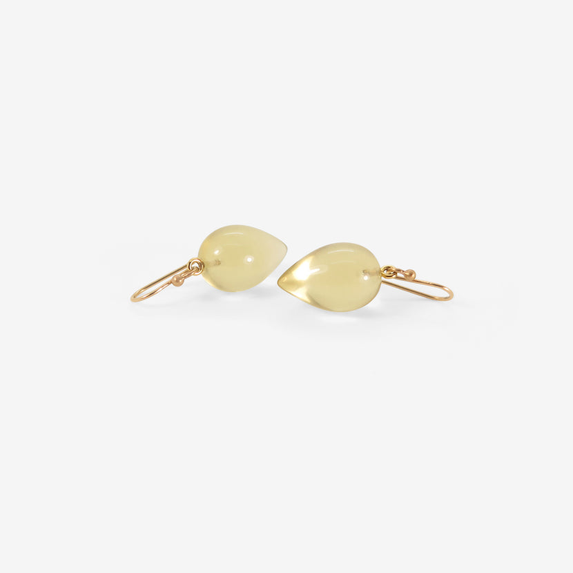 TED MUEHLING 14K & CITRINE ACORNS