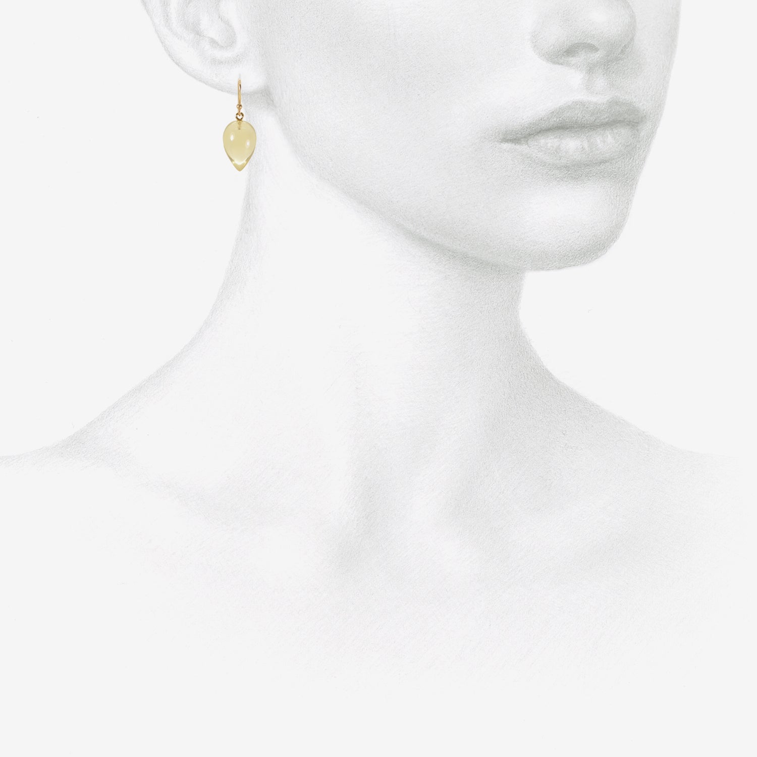TED MUEHLING 14K & CITRINE ACORNS