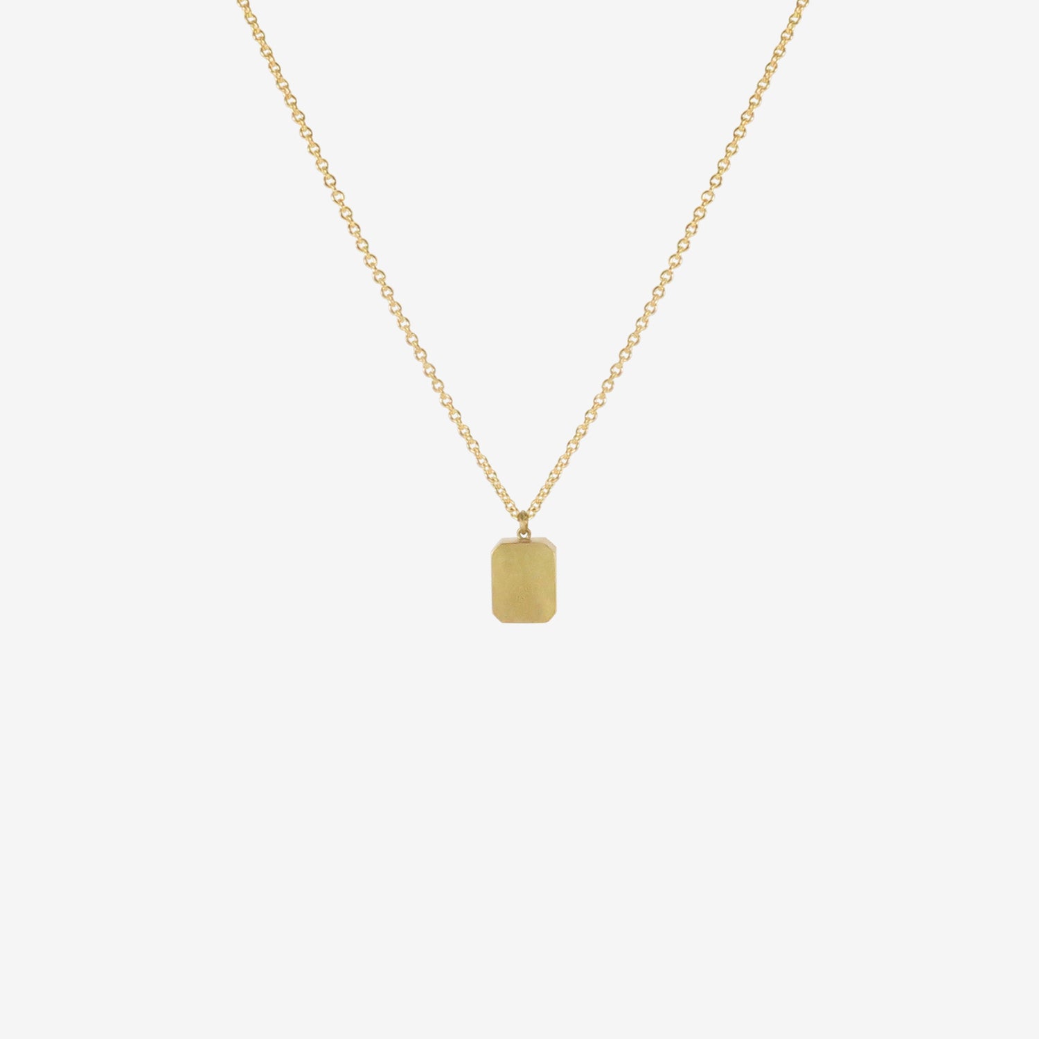 LOLA BROOKS 18K & EMERALD-CUT BLUE TOURMALINE PENDANT, 7.48CT