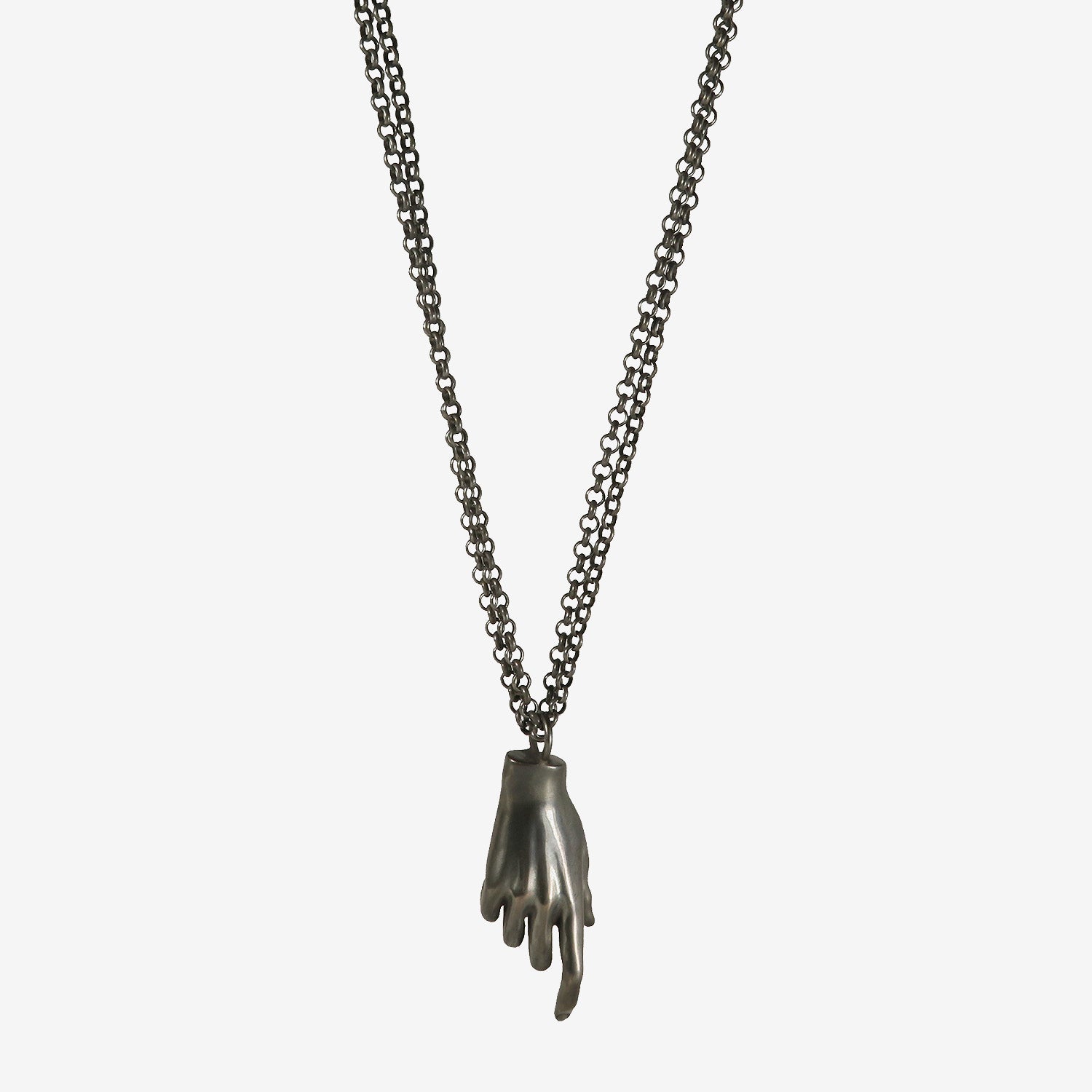 GABRIELLA KISS BRONZE POPE’S HAND NECKLACE