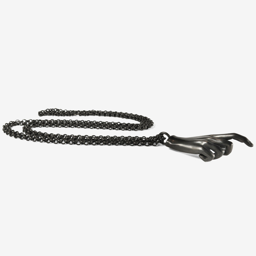 GABRIELLA KISS BRONZE POPE’S HAND NECKLACE