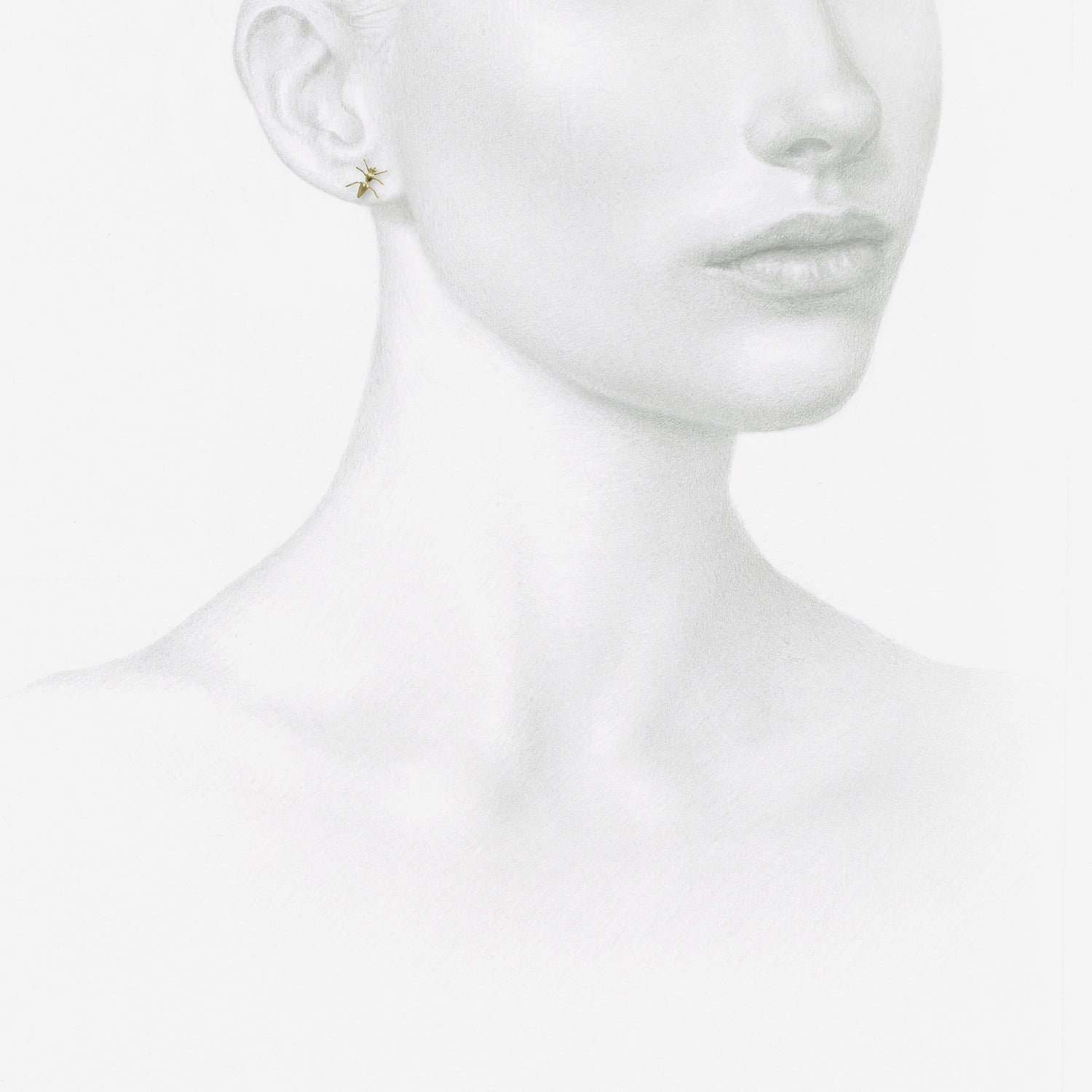 GABRIELLA KISS 18K ANT STUDS
