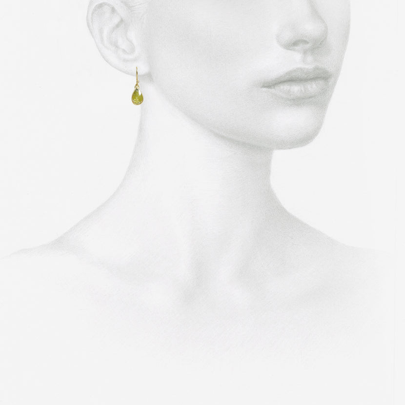 GABRIELLA KISS 18K & ROSE-CUT YELLOW DIAMOND EARRINGS
