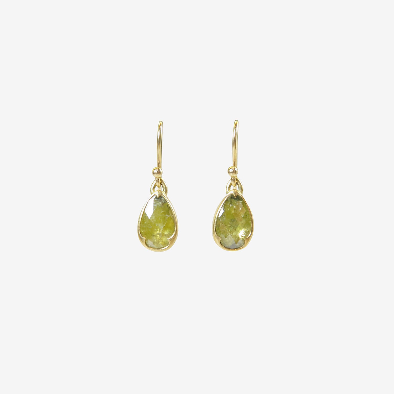 GABRIELLA KISS 18K & ROSE-CUT YELLOW DIAMOND EARRINGS