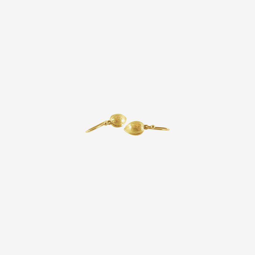 GABRIELLA KISS 18K TINY WALNUT EARRINGS