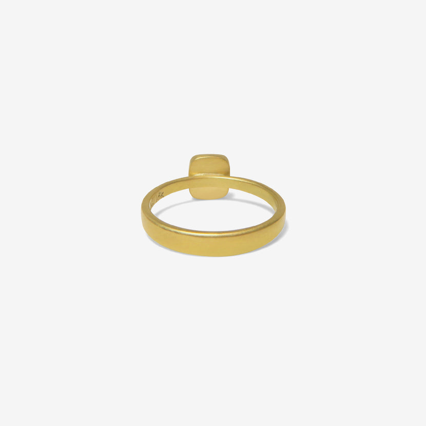 LOLA BROOKS 18K & ICY WHITE DIAMOND RING .80CT