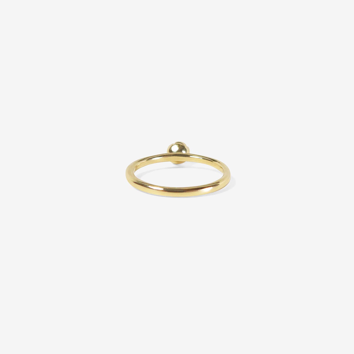 NICOLE LANDAW 14K & BLOSSOM STACKING RING WITH DIAMOND
